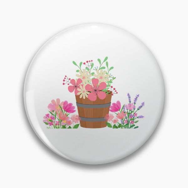 Artikelvorschau, Illustration eines Blumentopfes entworfen und verkauft von ChooseAndPrint.