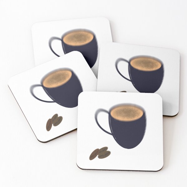 Item preview, Blue Coffee Mug with Coffee Beans designed and sold by SahmatArt.
