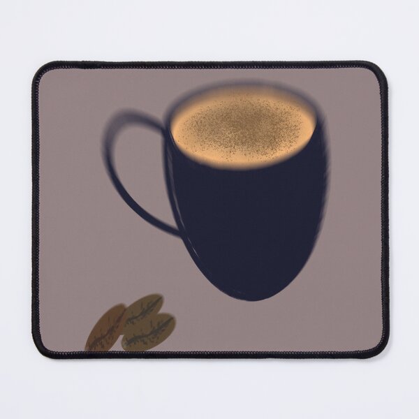 Item preview, Blue Coffee Mug with Coffee Beans designed and sold by SahmatArt.
