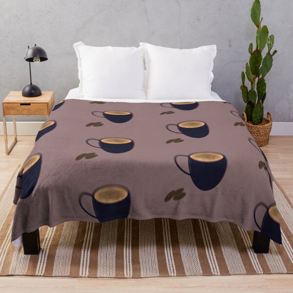Item preview, Blue Coffee Mug with Coffee Beans designed and sold by SahmatArt.