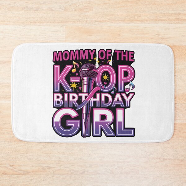 Item preview, Mommy of the K‑Pop Birthday Girl Colorful K‑Pop Party Design designed and sold by MerchlyMike.