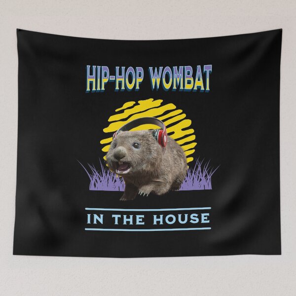 Item preview, Funny Hip Hop Wombat Music Humor designed and sold by Vac1.