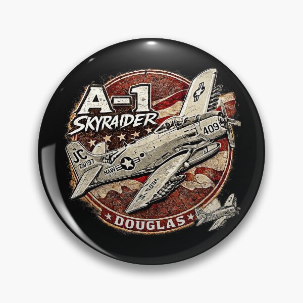 Item preview, McDonnell Douglas A1 Skyraider Vintage Military Aircraft designed and sold by Aerolovers.