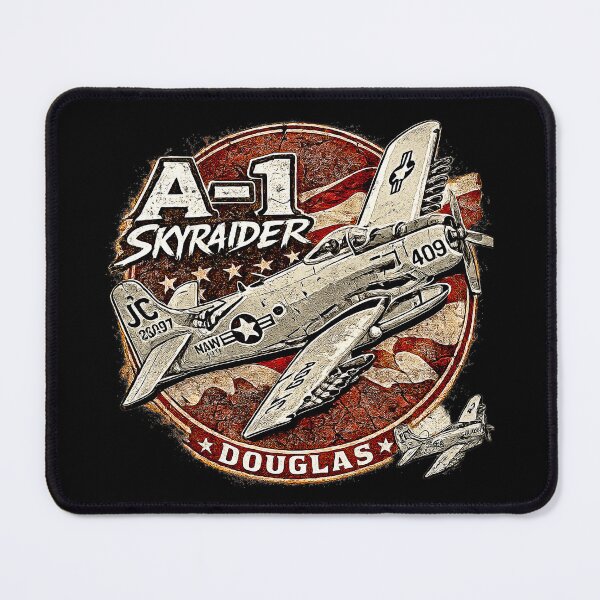 Item preview, McDonnell Douglas A1 Skyraider Vintage Military Aircraft designed and sold by Aerolovers.