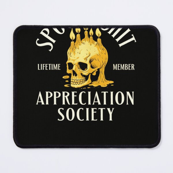 Item preview, Spooky Shit Appreciation Society Funny Halloween Skull Gothic Humor designed and sold by Dujosufot.