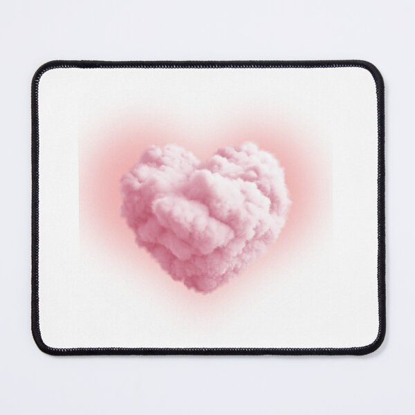 Item preview, Dreamy Heart Shaped Cloud in Pink Aesthetic designed and sold by ChooseAndPrint.
