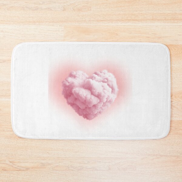 Item preview, Dreamy Heart Shaped Cloud in Pink Aesthetic designed and sold by ChooseAndPrint.