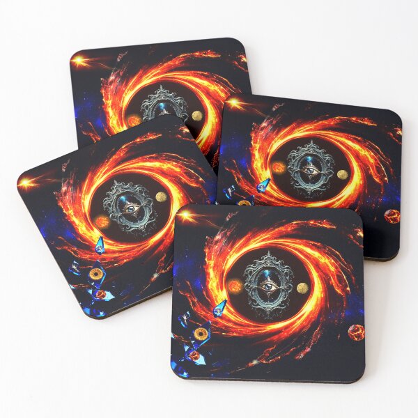 Item preview, Cosmic Gothic Eye Gothic Mirror Surrealism Art  designed and sold by FahdSpaceArt.