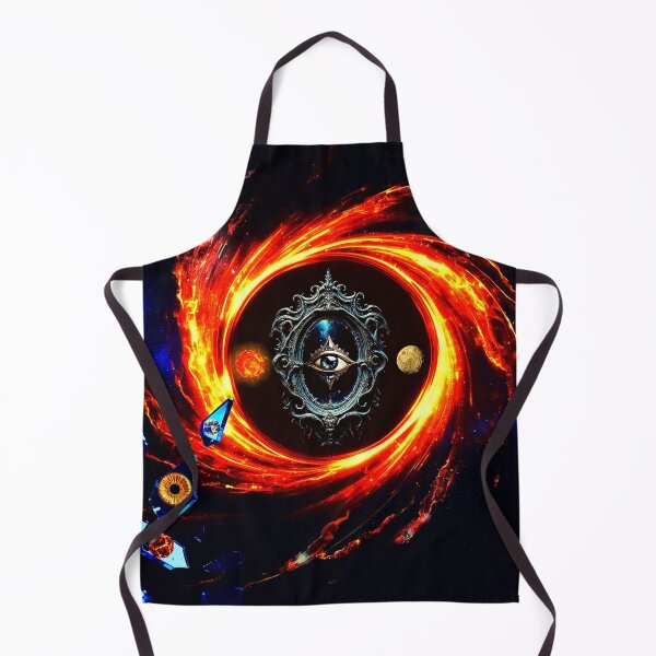 Item preview, Cosmic Gothic Eye Gothic Mirror Surrealism Art designed and sold by FahdSpaceArt.