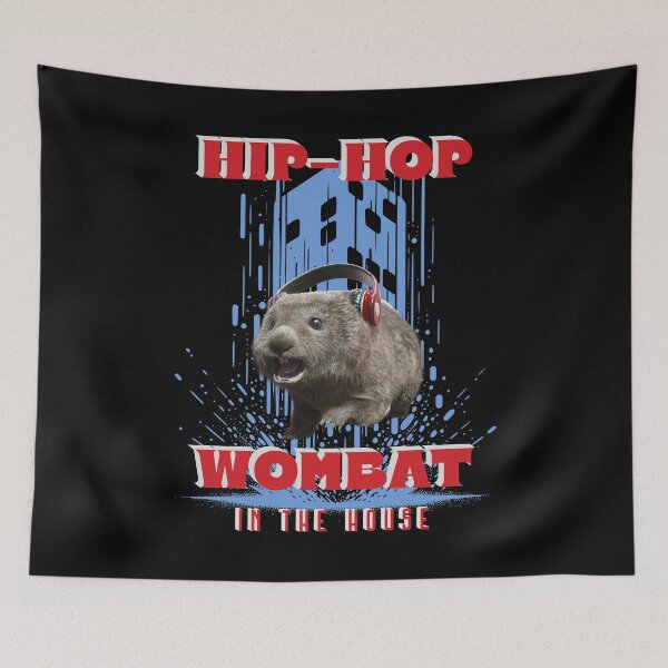 Item preview, Hip Hop Wombat Funny Music Animal designed and sold by Vac1.