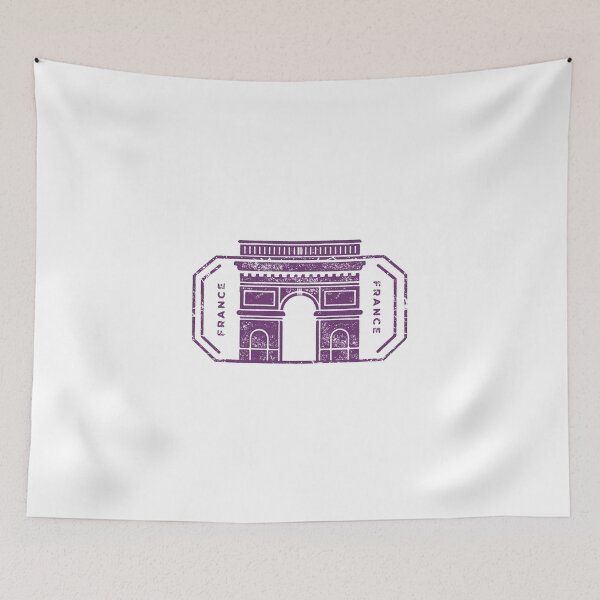 Item preview, Vintage France Travel Stamp designed and sold by RickTShop.