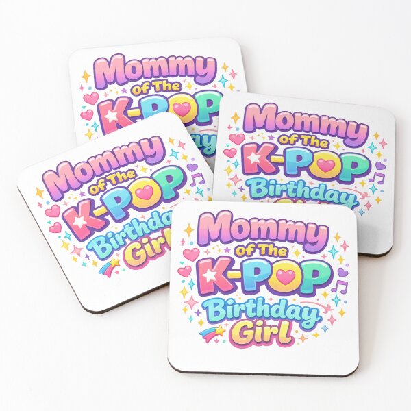 Item preview, Mommy of the K‑Pop Birthday Girl Colorful K‑Pop Party  designed and sold by MerchlyMike.