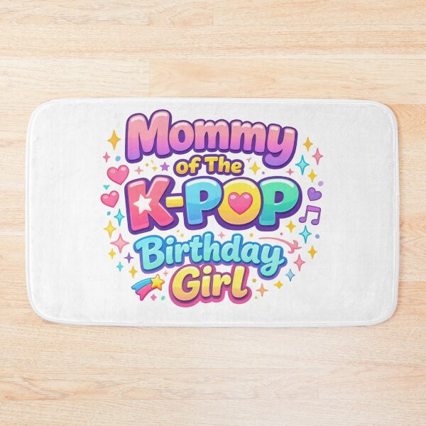 Item preview, Mommy of the K‑Pop Birthday Girl Colorful K‑Pop Party  designed and sold by MerchlyMike.