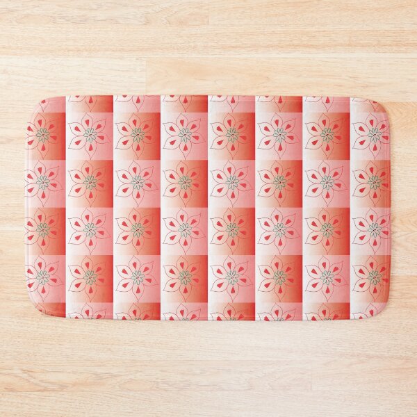 Item preview, Colorful red flower and gradient designed and sold by simplycolours.