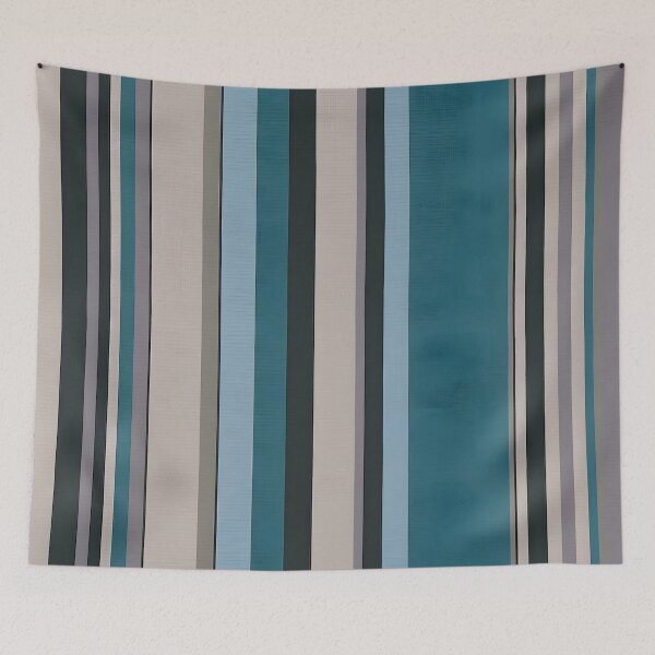 Item preview, Modern Teal and Grey Vertical Stripes Pattern - Abstract Blue Geometric designed and sold by Paulocdias.