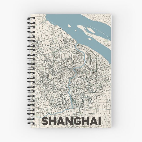 Item preview, Shanghai Map designed and sold by MapsNerd.