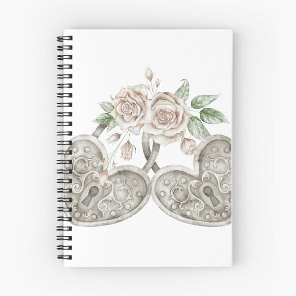 Item preview, Vintage Heart Locks with Roses designed and sold by Alisles.