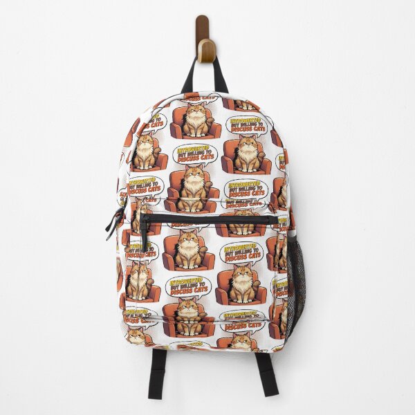 Item preview, Introverted But Willing To Discuss Cats Funny Cat Lover Design designed and sold by StudioPixelMix.
