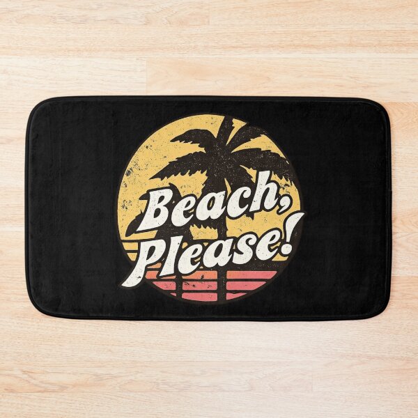 Item preview, Beach Please Funny Summer Vacation Retro Sunset Palm Tree designed and sold by Dujosufot.