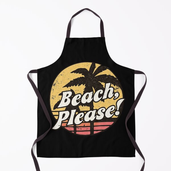 Item preview, Beach Please Funny Summer Vacation Retro Sunset Palm Tree designed and sold by Dujosufot.
