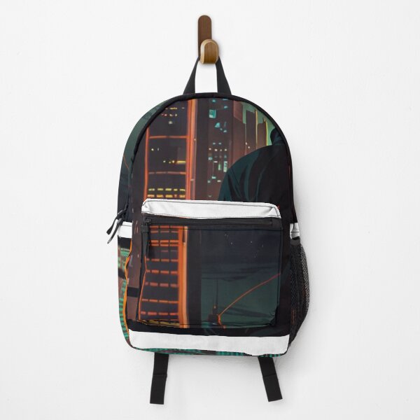 Item preview, Dark Future City Anime Poster Poster | Neon Cyberpunk Anime Design designed and sold by Joy-boy-op.