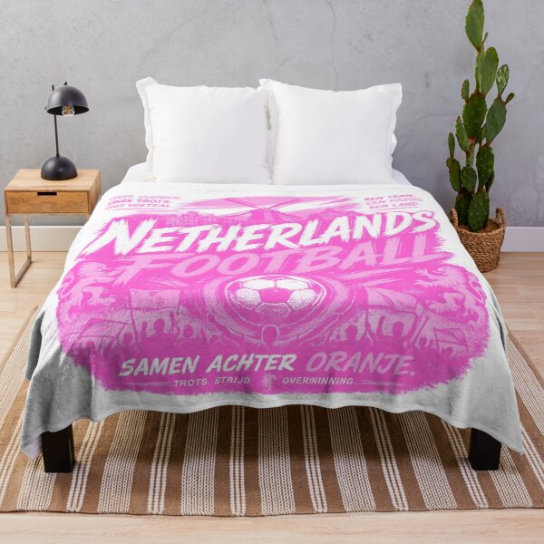 Item preview, Netherlands Football Pink Typography Design | Dutch Soccer Fan Artwork designed and sold by TKOprintdesigns.