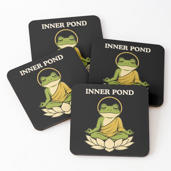 Item preview, Inner Pond Meditating Frog designed and sold by Lyfeinsights.