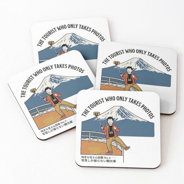 Item preview, The Tourist Who Only Takes Photos - Funny Japan Travel Tee designed and sold by nurusubetei.
