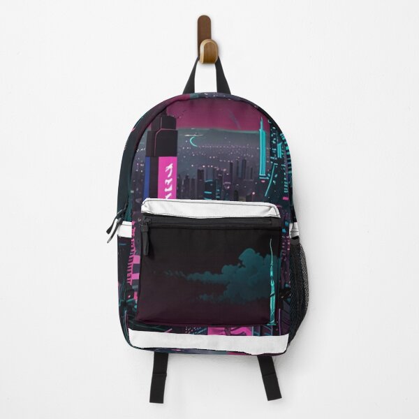 Item preview, Dark Future City Anime Poster Art | Luminous Techwear Anime Design designed and sold by Joy-boy-op.