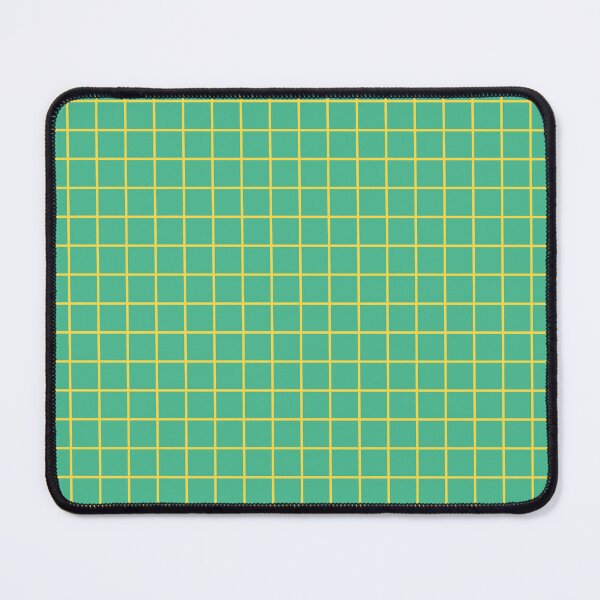 Item preview, Grid Pattern in Green and Yellow designed and sold by tonymagnerart.