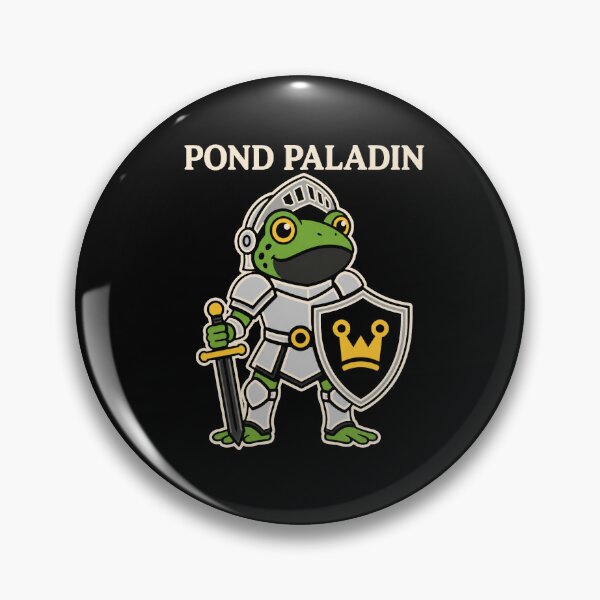 Item preview, Pond Paladin Frog Knight designed and sold by Lyfeinsights.