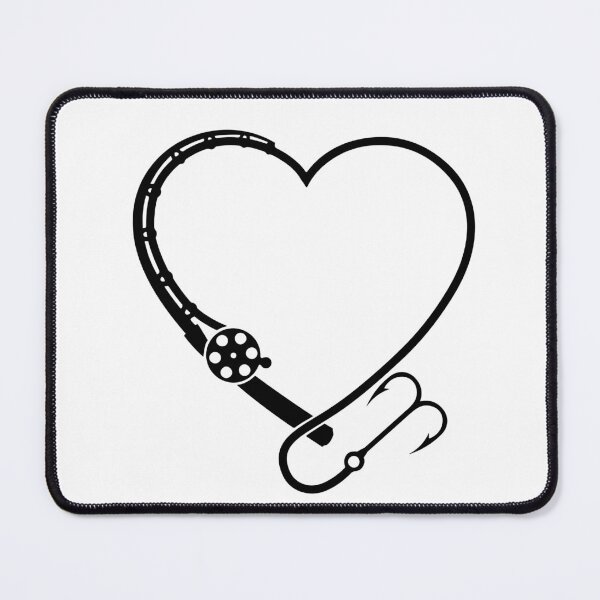 Item preview, Fishing Hook Heart designed and sold by Sweetvoilet.