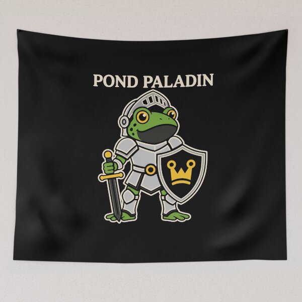 Item preview, Pond Paladin Frog Knight designed and sold by Lyfeinsights.