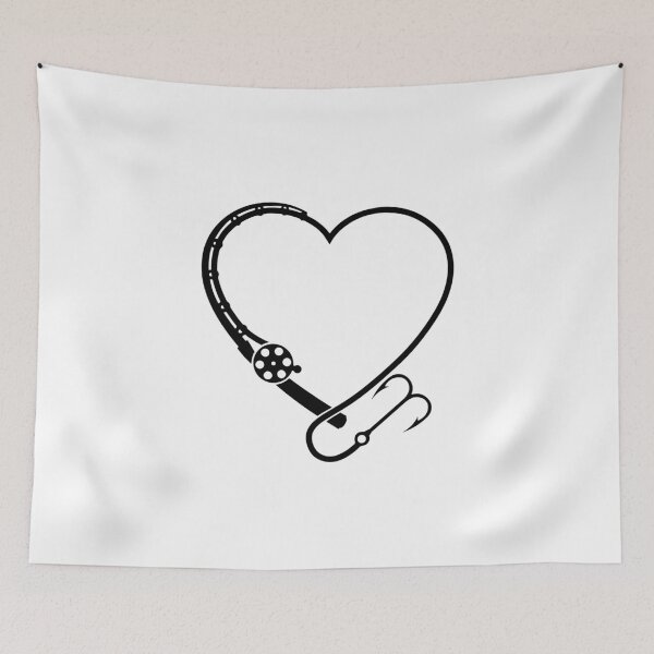 Item preview, Fishing Hook Heart  designed and sold by Sweetvoilet.