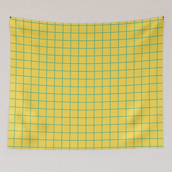 Item preview,  Grid Pattern in Green and Yellow designed and sold by tonymagnerart.