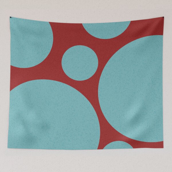 Item preview, Floating Circles in Crimson Space designed and sold by zamzan.