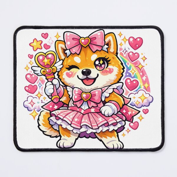 Item preview, Magical Girl Shiba Inu Sticker – Kawaii Anime Dog Pastel Aesthetic designed and sold by kawaii animal store (in Japan).