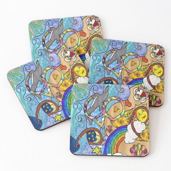 Item preview, Psychedelic At The Beach designed and sold by Lee Hiller Designs.