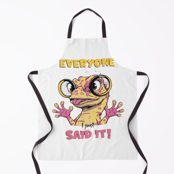 Item preview, “Everyone Was Thinking It I Just Said It” Funny Gecko Sticker – Spotted Gecko With Glasses Cartoon Quote Sticker for Water Bottle Laptop designed and sold by Ulikedigital14.