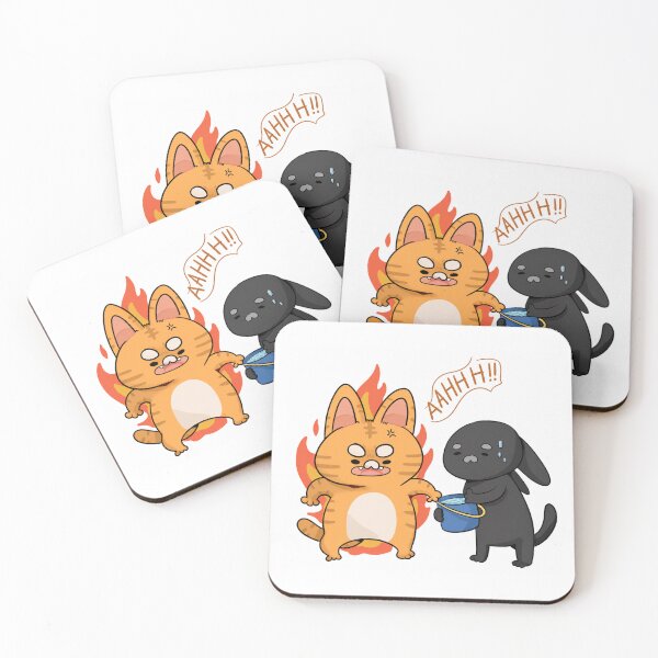 Item preview, Cat on Fire, Still Fine designed and sold by littlemiscat.