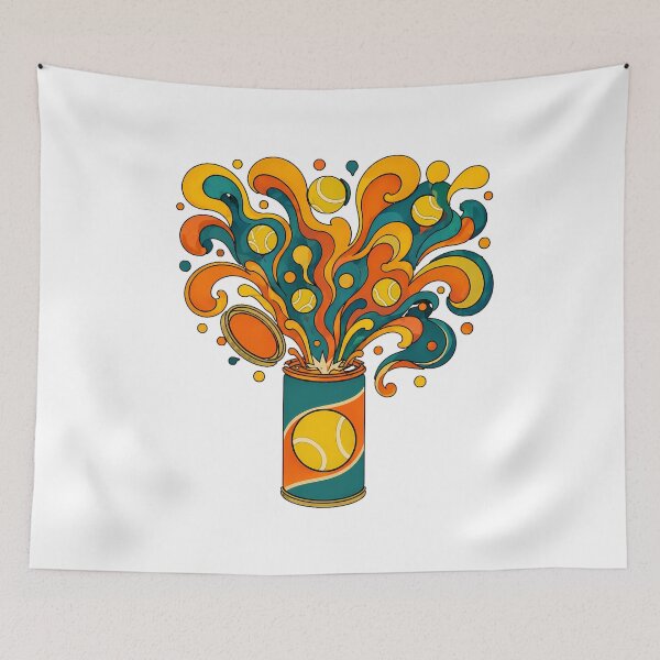 Item preview, Bursting Tennis Ball Can Energy Blast designed and sold by chattsuede.