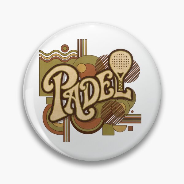 Item preview, Padel Retro 70s Groovy Typography — Vintage Sport Design designed and sold by AfterHoursSA.