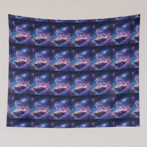 Item preview, Lone wolf in the galaxy designed and sold by carlsmart1.