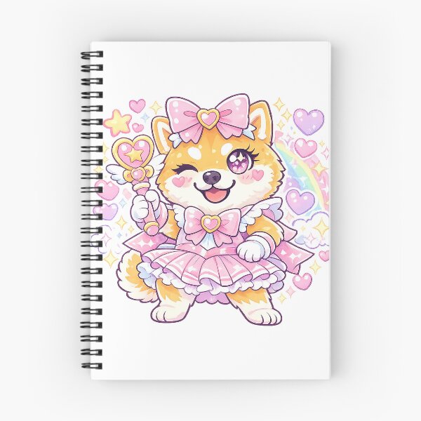 Item preview, Magical Girl Shiba Inu Sticker 2– Kawaii Anime Dog Pastel Aesthetic designed and sold by kawaii animal store (in Japan).