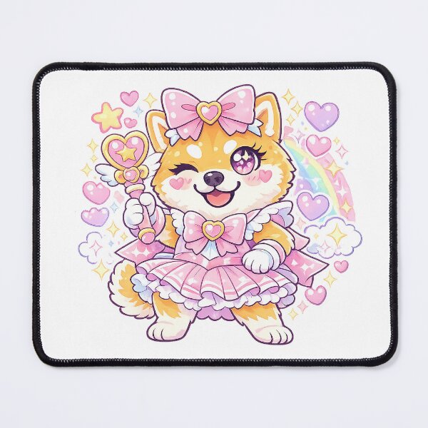 Item preview, Magical Girl Shiba Inu Sticker 2– Kawaii Anime Dog Pastel Aesthetic designed and sold by kawaii animal store (in Japan).