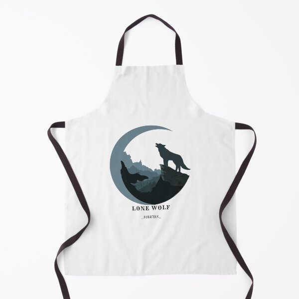 Item preview, Lone Wolf Crescent Moon Shirt | Wolf Spirit Animal Clothing | Wildlife Apparel | AuraFolk designed and sold by Aurafolk.