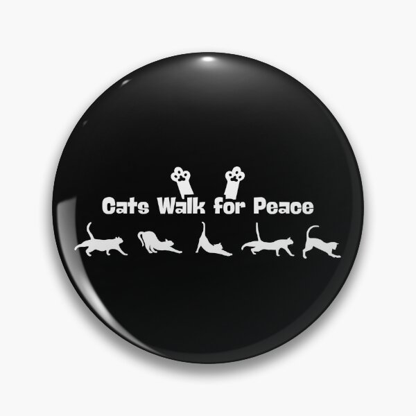 Item preview, Funny Cats Walk for Peace designed and sold by HappyHavenStu.