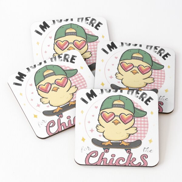 Item preview, Cute Baby Chick Skateboard Sticker – Yellow Chick with Green Cap & Heart Sunglasses designed and sold by Ulikedigital14.