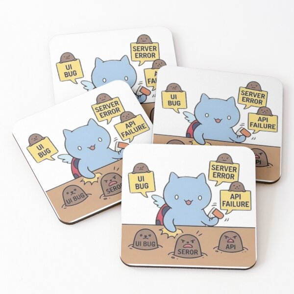 Item preview, Funny Programmer Gift Bug Hunter Cat Kawaii Developer Humor Shirt designed and sold by Dev Mode.