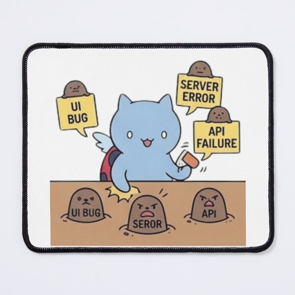 Item preview, Funny Programmer Gift Bug Hunter Cat Kawaii Developer Humor Shirt designed and sold by Dev Mode.